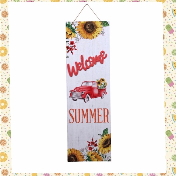 Spring Fling Hanging Welcome Signs, 19inx5.875 in. - Picture 12 of 16